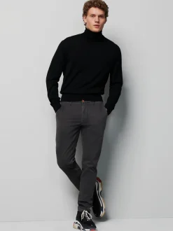 MEYER Herren Chino-Hose - M5 FIT in grau - Länge: lang