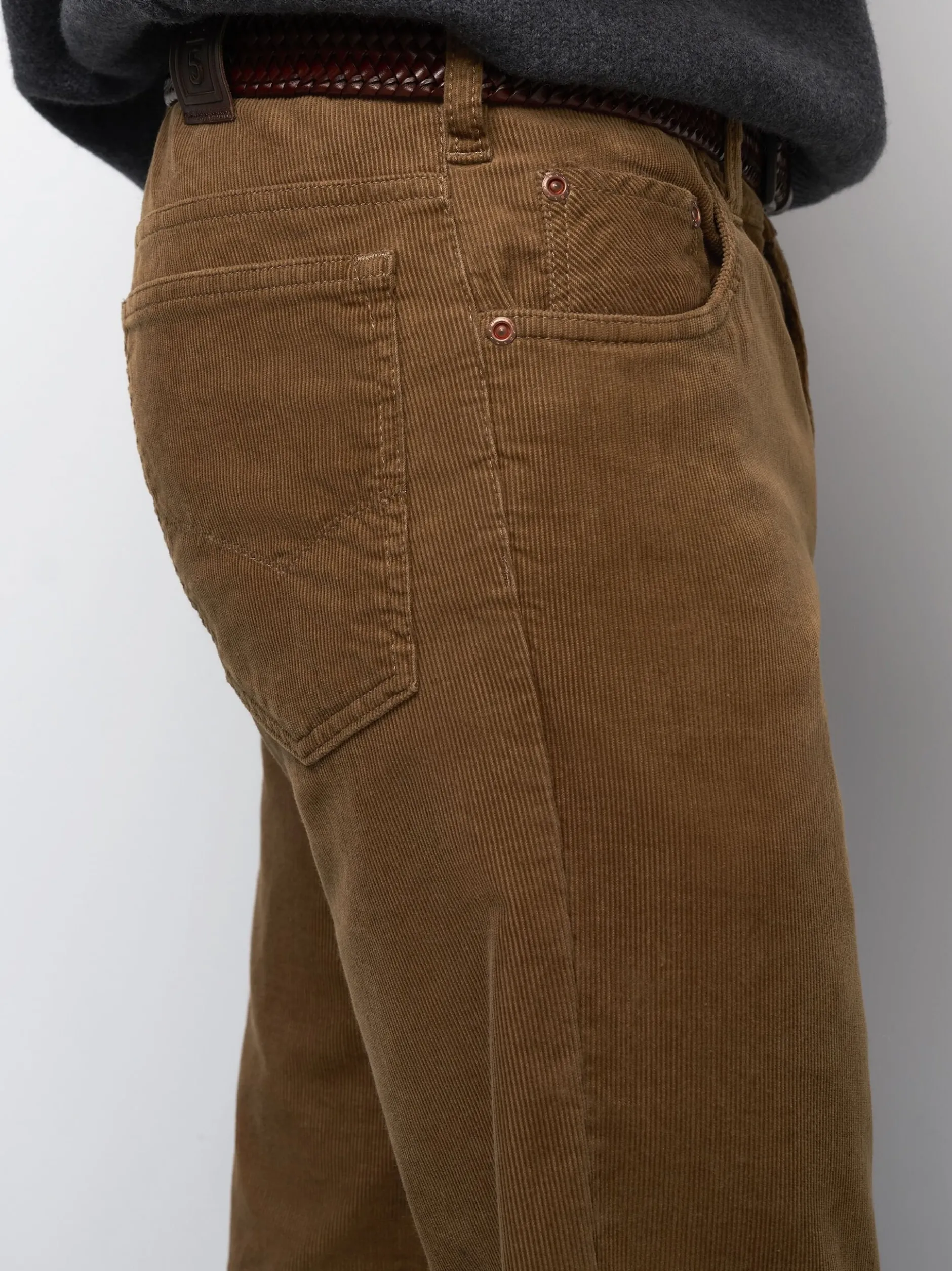 MEYER Herren Chinohose - M5 Five Pocket in camel