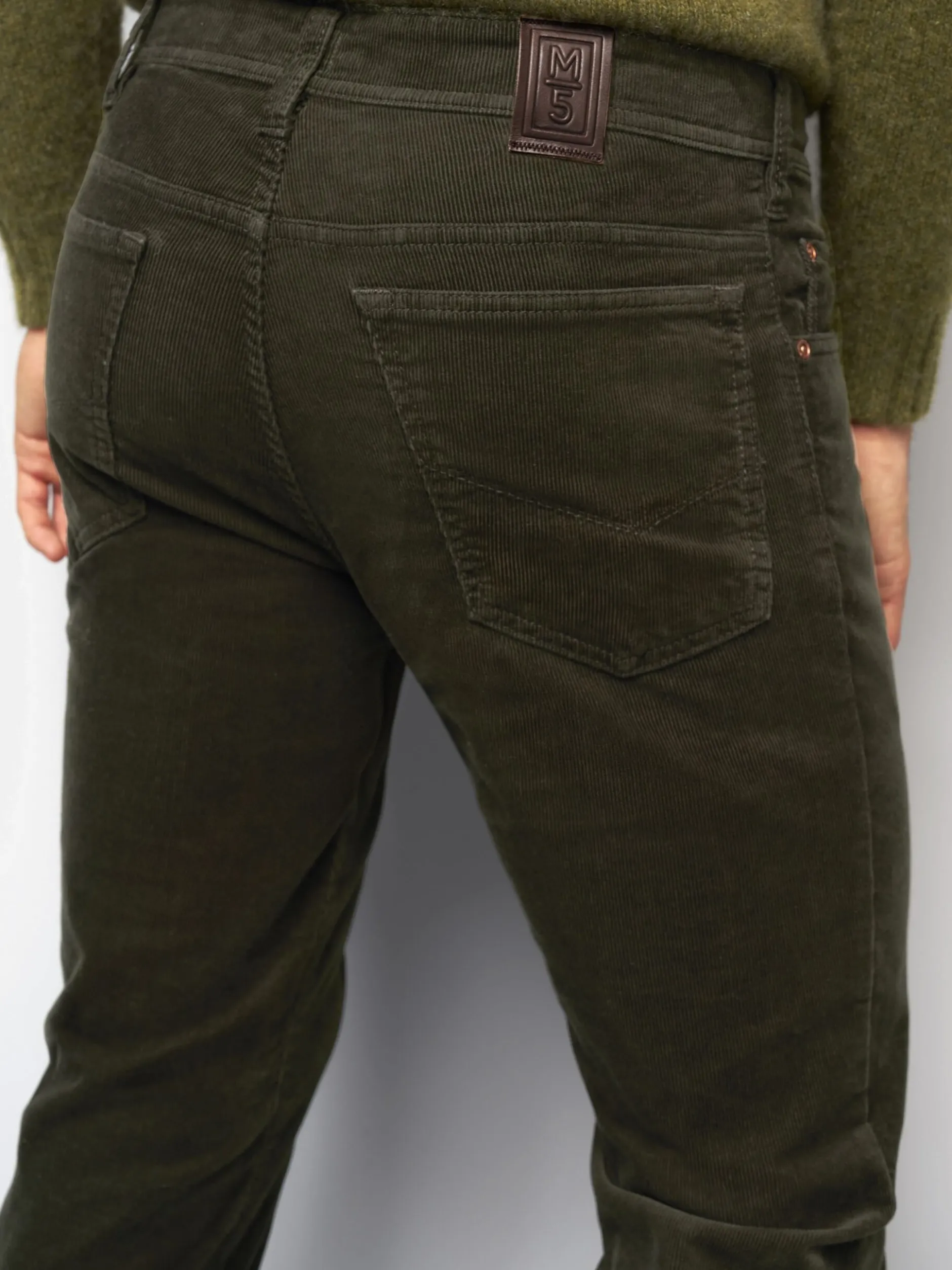 MEYER Herren Chinohose - M5 Five Pocket in grün