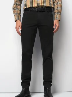 MEYER Herren Chinohose - M5 Five Pocket in schwarz
