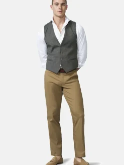 MEYER Herren Chinohose M5 in khaki - Länge: lang