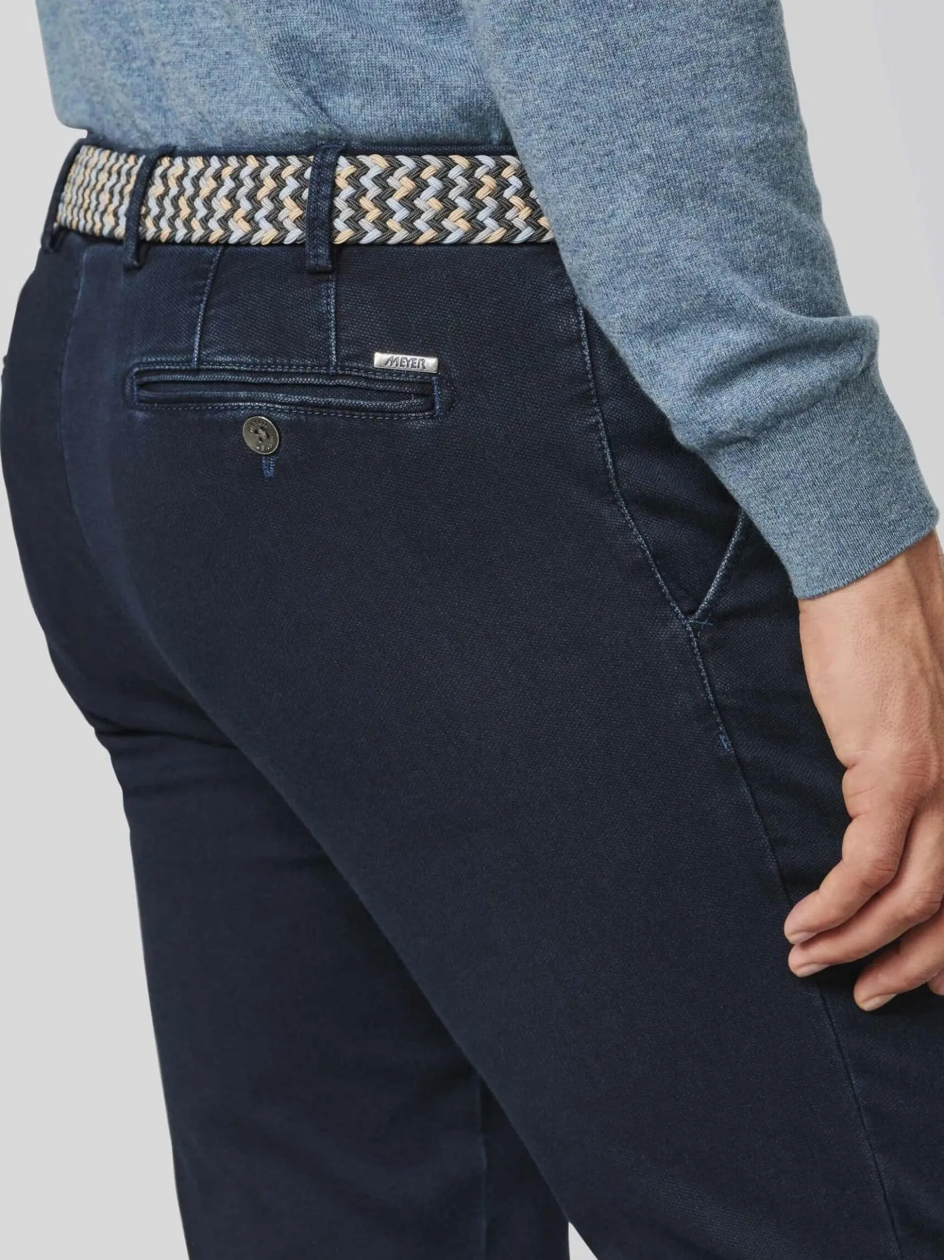 MEYER Herren Gürtel in blau