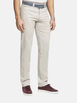 MEYER Herren Hose Dublin in beige - Länge: verkürzt