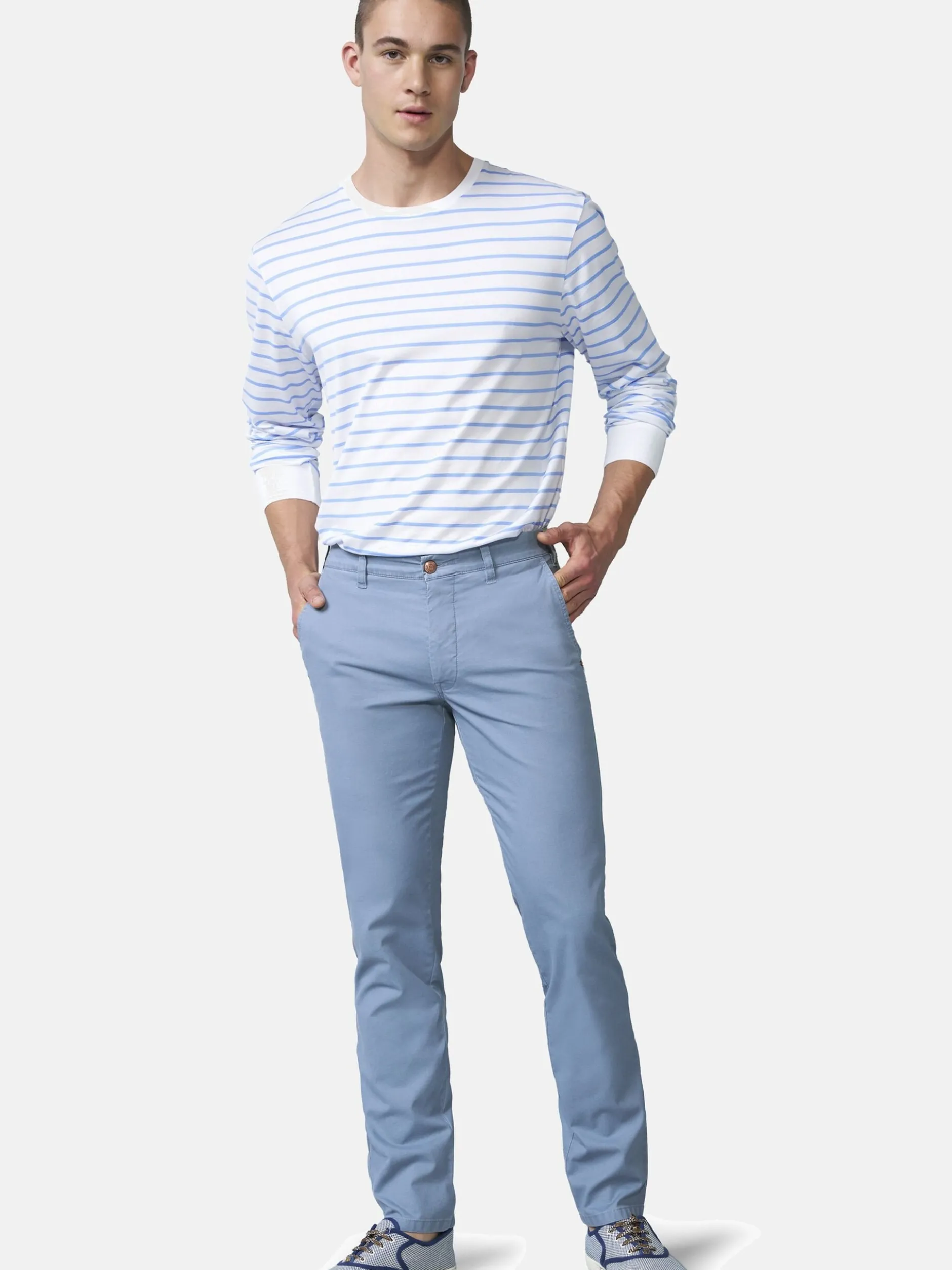 MEYER Herren Hosen - M5 Move 1-6025 in blau