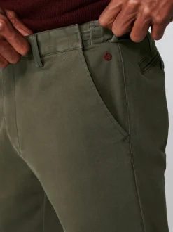 MEYER Herren Hose - Oslo in grün - Länge: lang