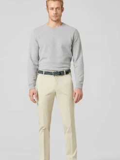 MEYER Herren Hose - Roma in beige - Länge: lang