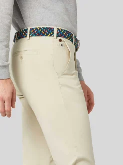 MEYER Herren Hose - Roma in beige - Länge: lang