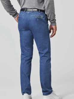 MEYER Herren Jeanshose - Oslo in hellblau - Länge: lang