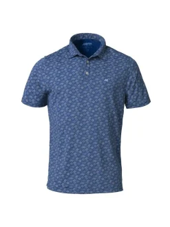 MEYER Herren Polo - Phil in blau - Ärmel: kurzarm