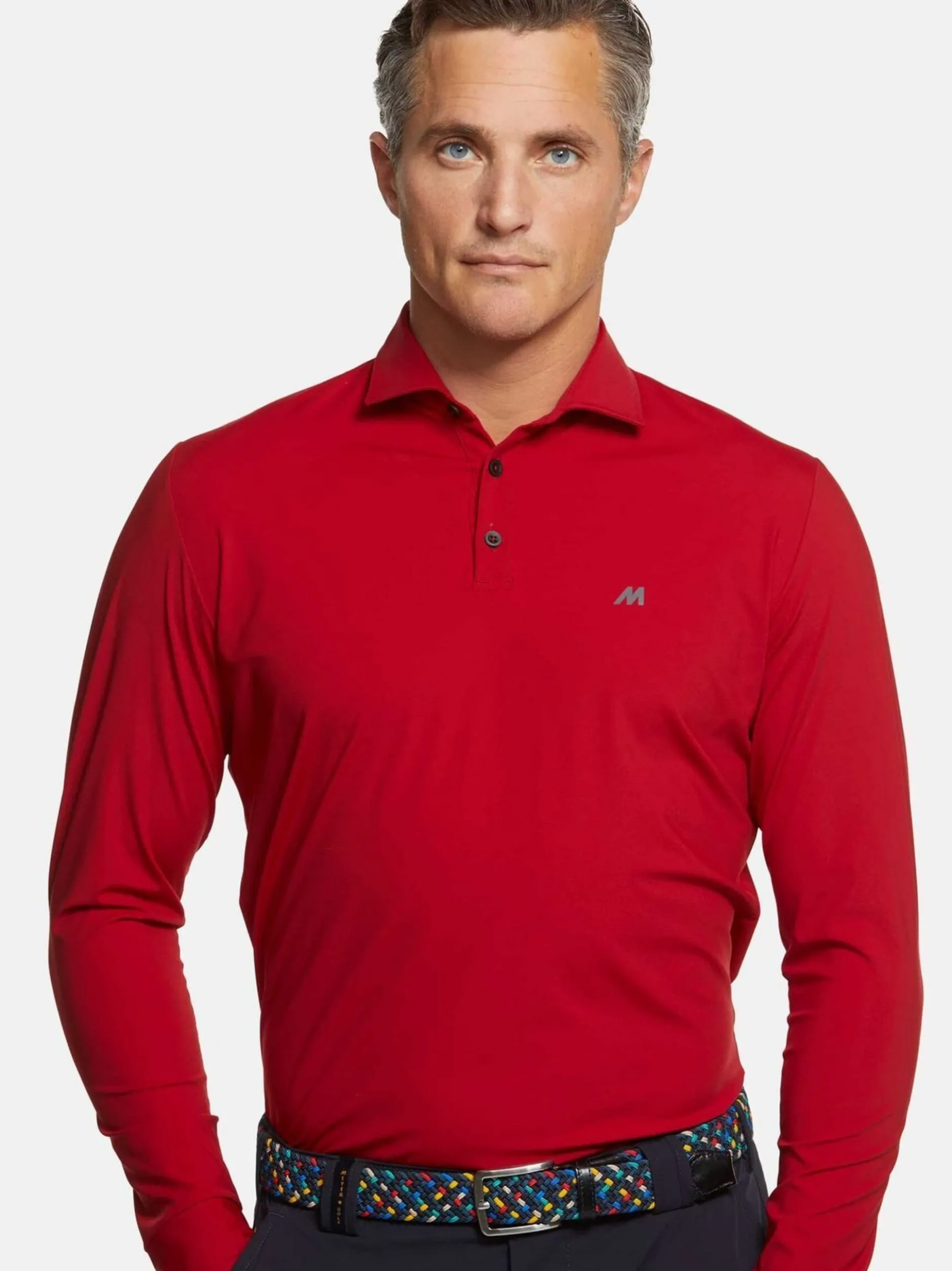 MEYER Herren Poloshirt - Bryson in bordeaux