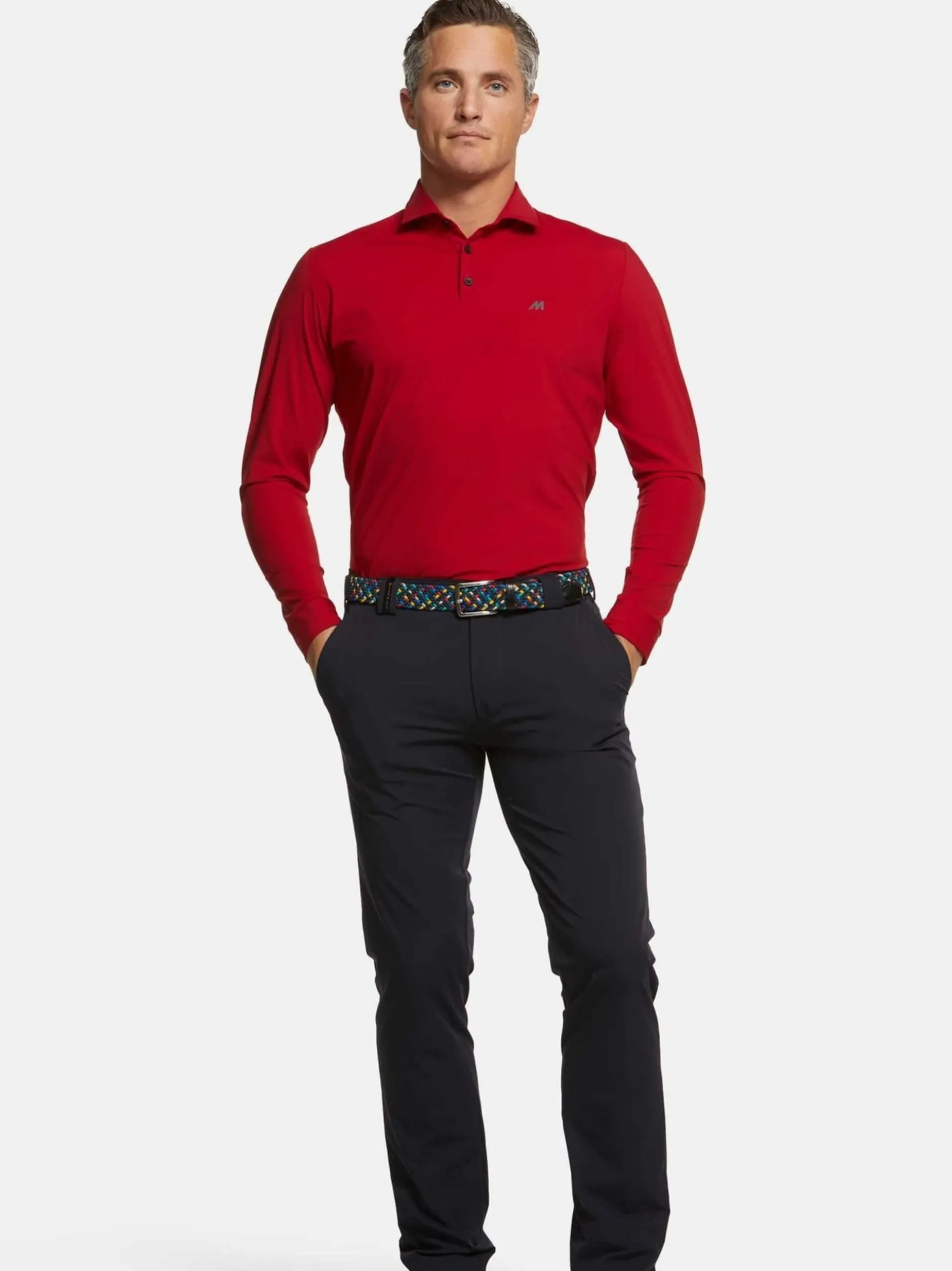 MEYER Herren Poloshirt - Bryson in bordeaux