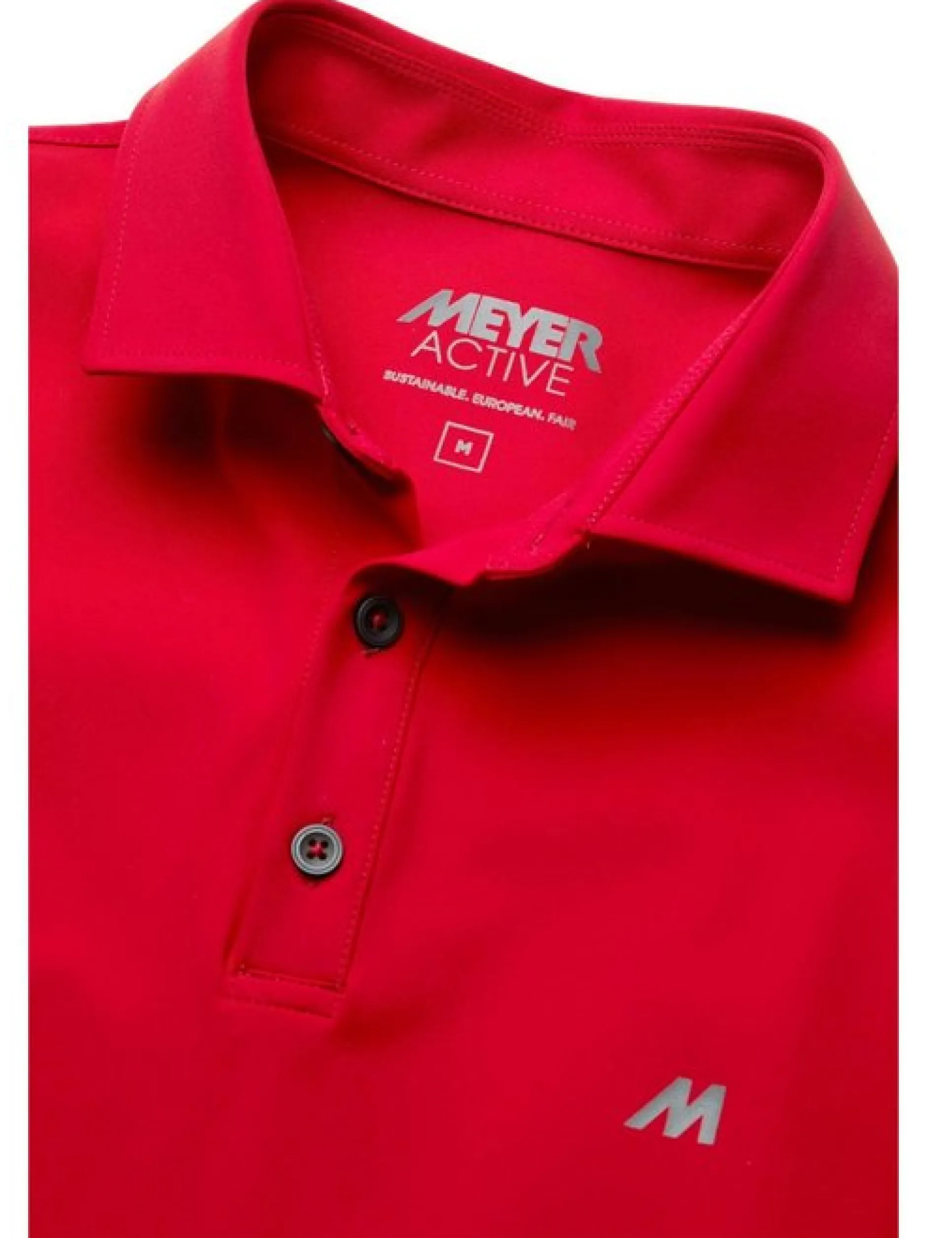MEYER Herren Poloshirt - Bryson in bordeaux