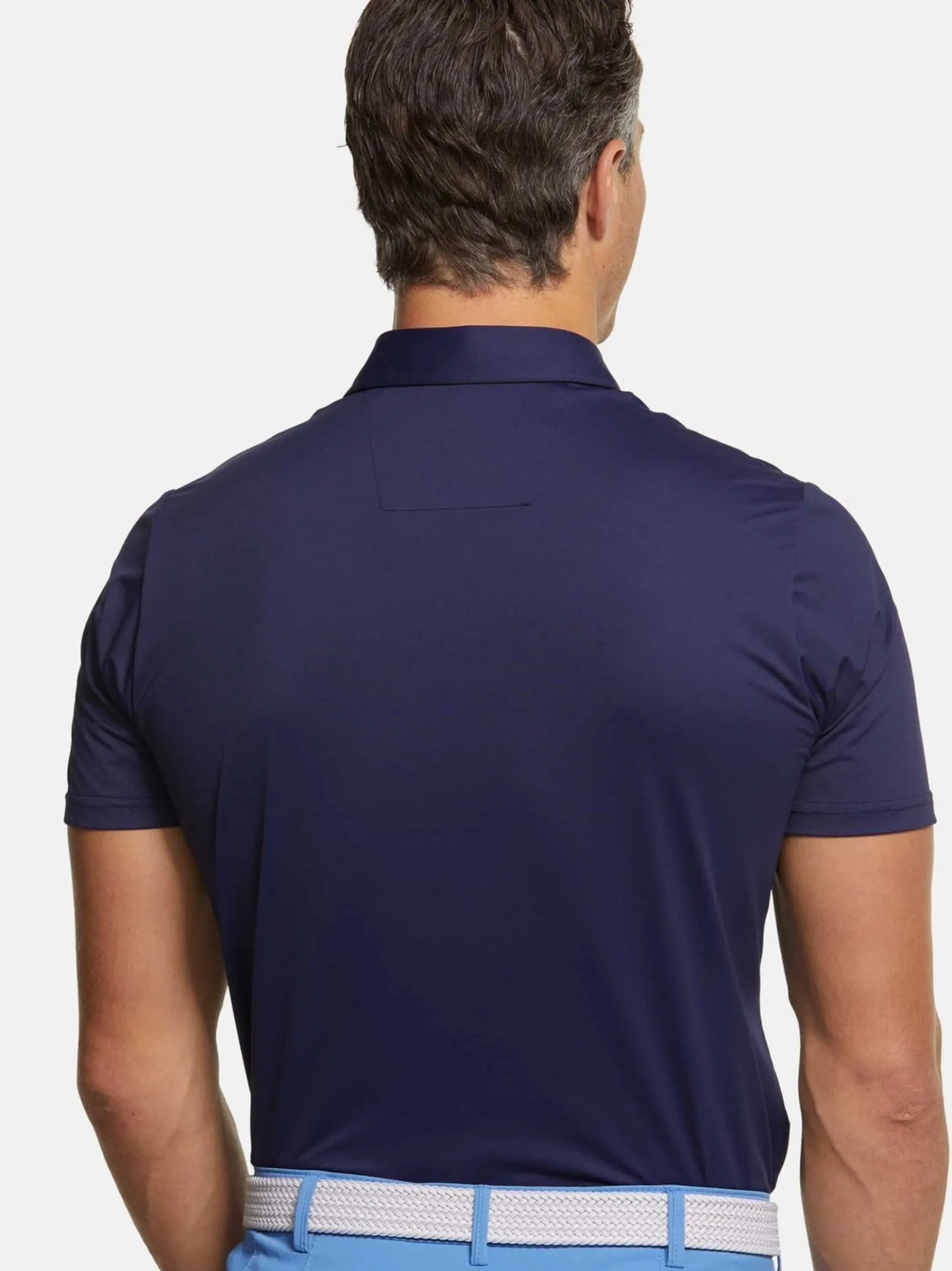 MEYER Herren Poloshirt - Tiger in blau - Ärmel: kurzarm