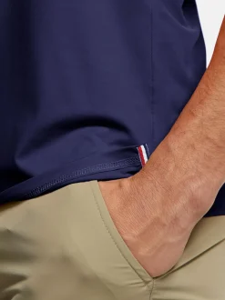MEYER Herren Poloshirt - Tiger in blau - Ärmel: kurzarm