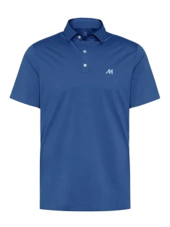MEYER Herren Poloshirt - Tiger in blau - Ärmel: kurzarm