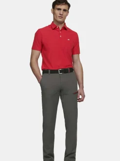 MEYER Herren Poloshirt - Tiger in rot - Ärmel: kurzarm