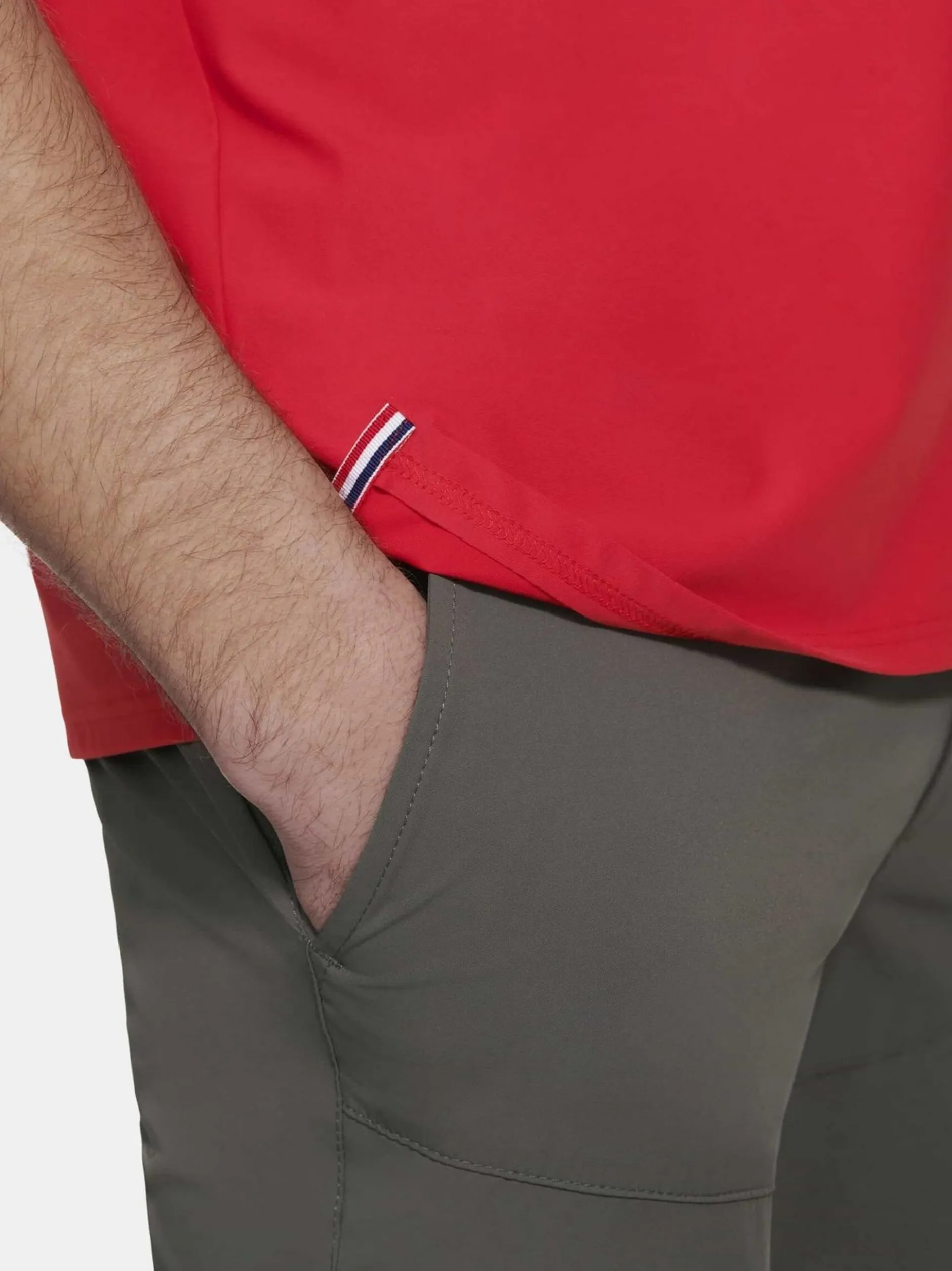 MEYER Herren Poloshirt - Tiger in rot - Ärmel: kurzarm