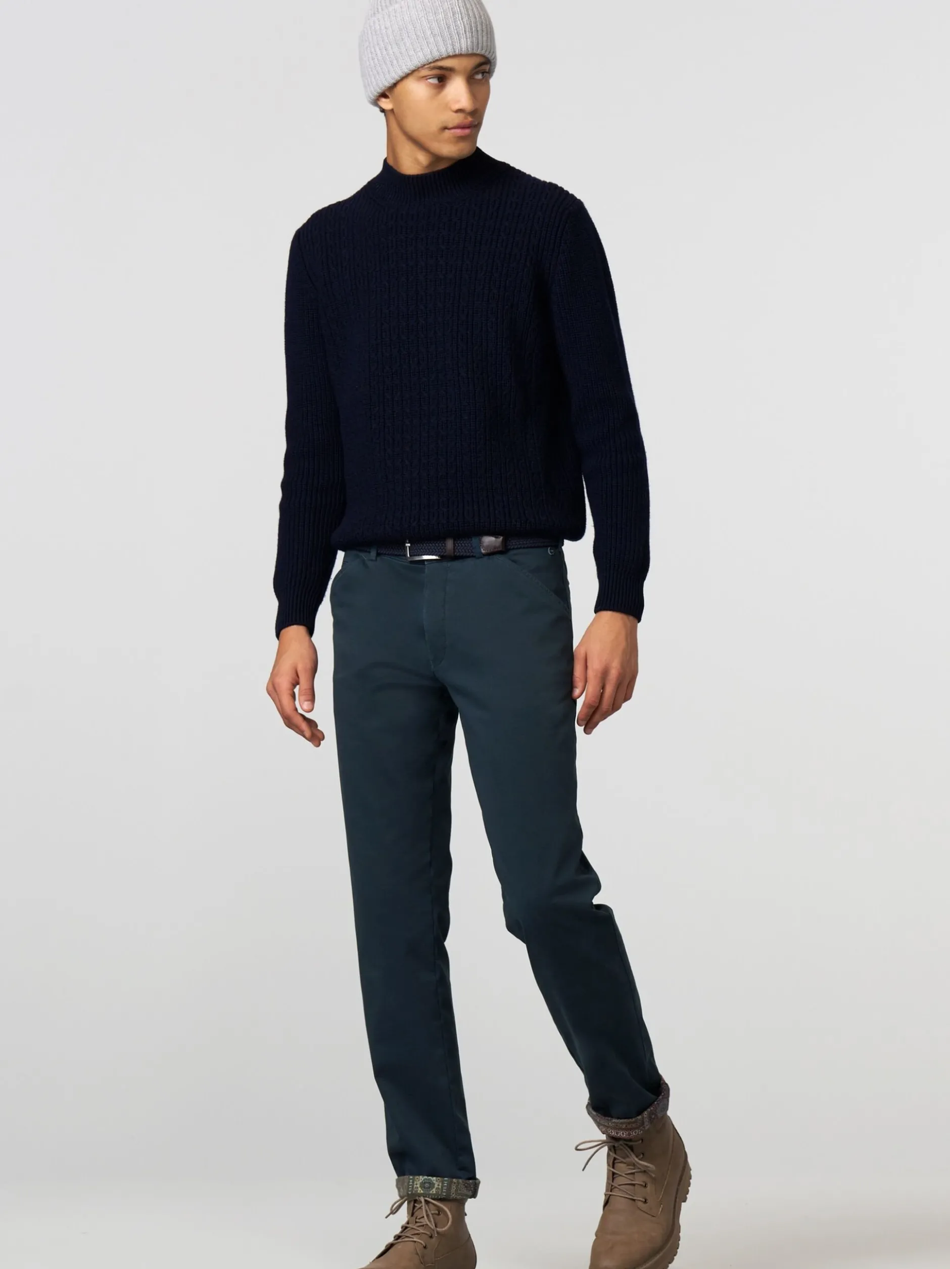 MEYER Herren Thermo Chino - Chicago in blau