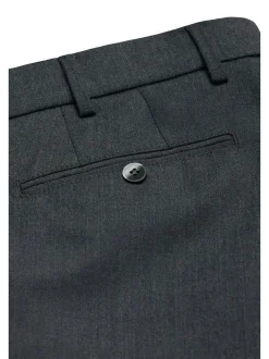 MEYER Herren Wollchino - Bonn in grau - Länge: lang