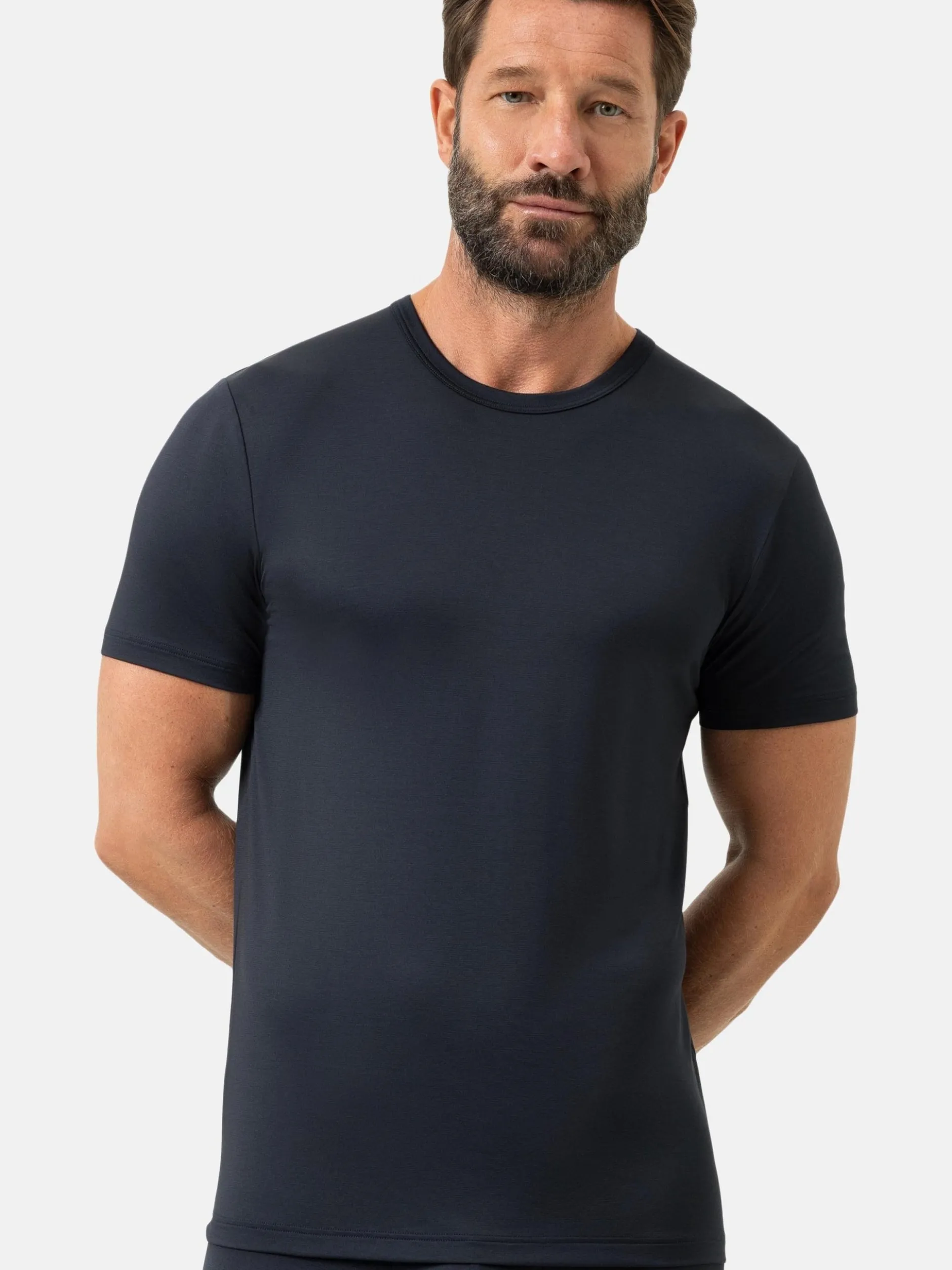 Mey Herren Unterziehshirt im 2er-Pack in mehrfarbig