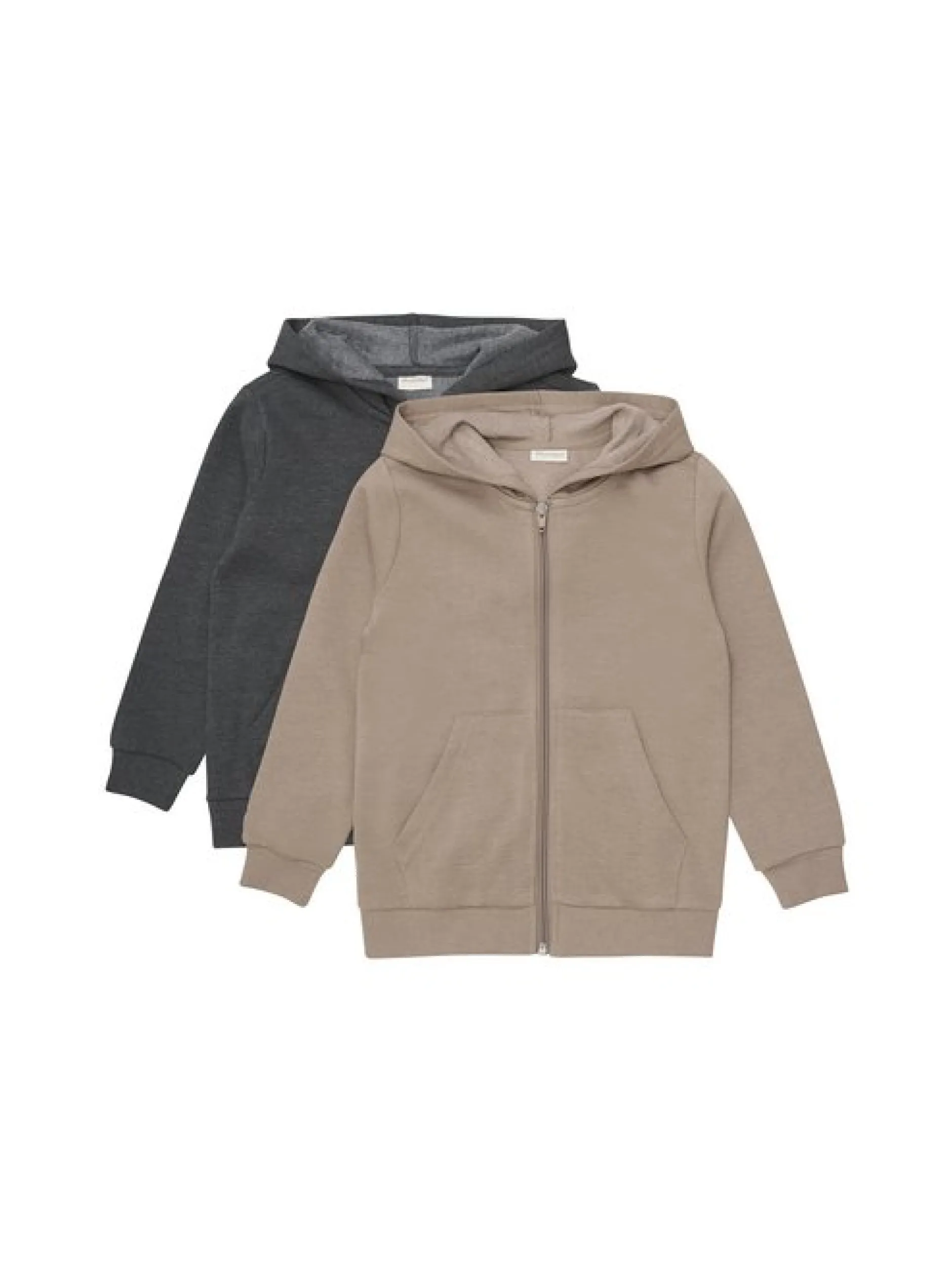 Minymo Jungen Kapuzensweatjacke - MISweat in braun