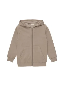Minymo Jungen Kapuzensweatjacke - MISweat in braun