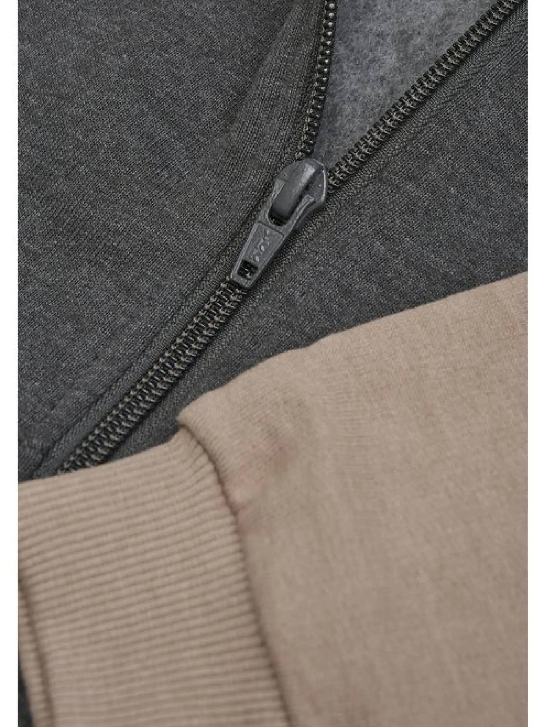Minymo Jungen Kapuzensweatjacke - MISweat in braun