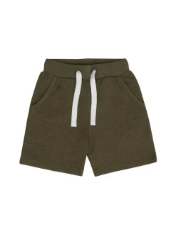 Minymo Jungen Sweatshorts - MIBoys 2er-Pack in oliv