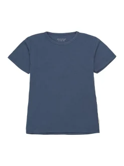 Minymo Jungen T-Shirt in blau - Ausschnitt: Rundhals