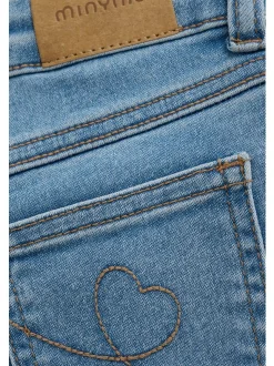 Minymo Kinder Regular-fit-Jeans - MIJeans in hellblau