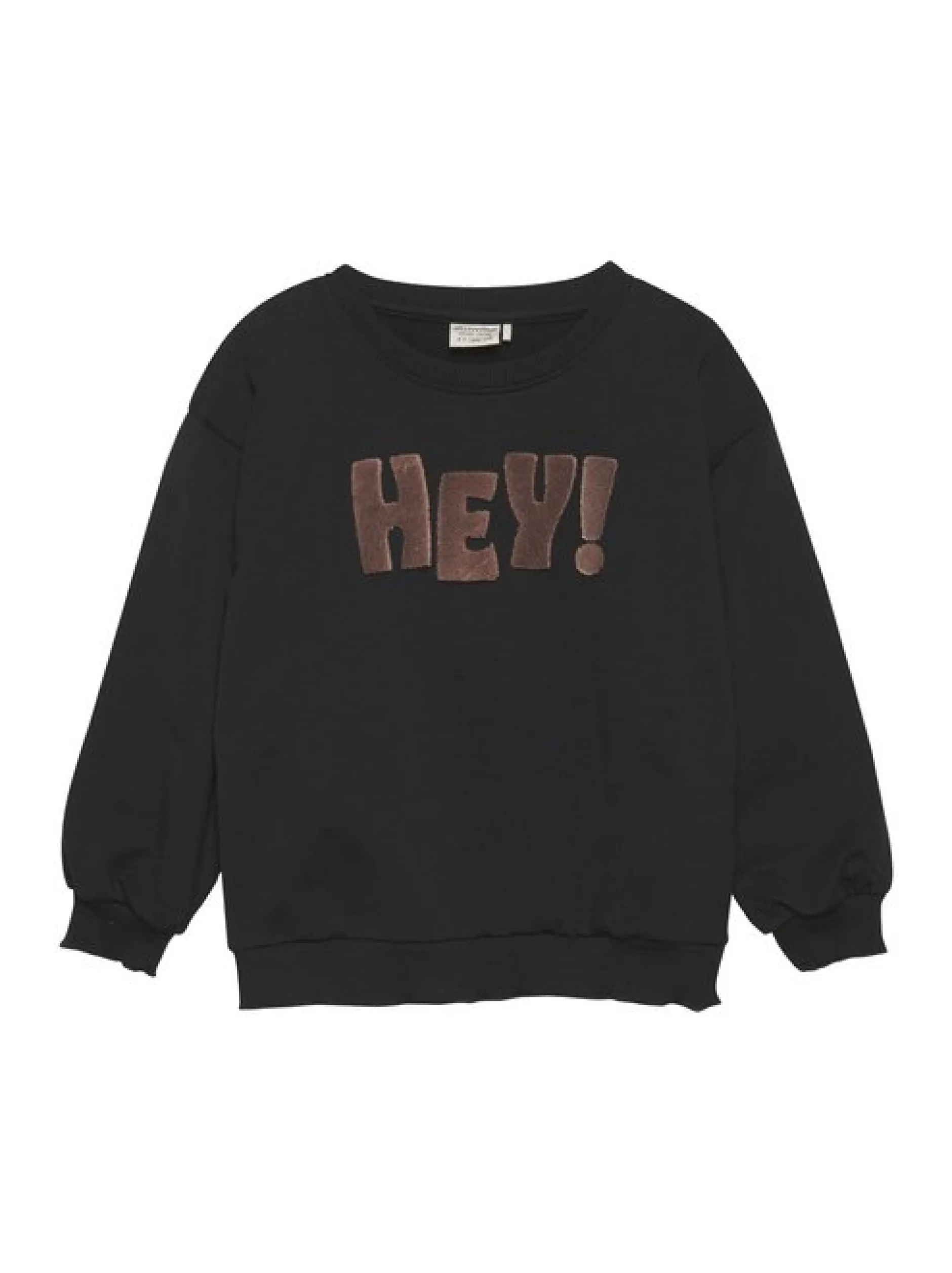 Minymo Mädchen Rundhalspullover - MISweatshirt in schwarz