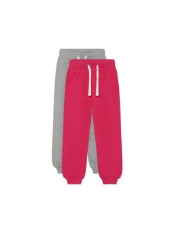 Minymo Mädchen Sweathose - MIGirls - Sweat pant (2er-Pack) in purple