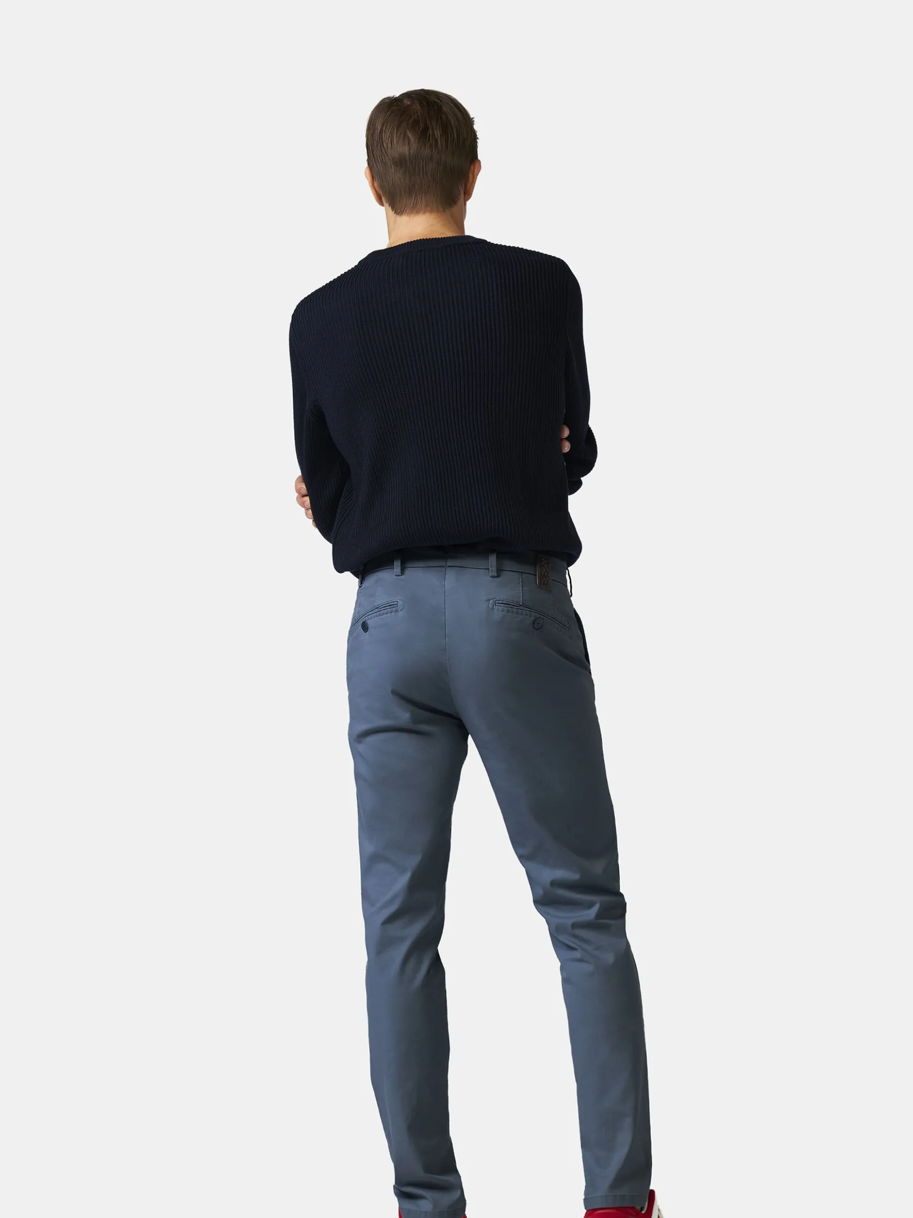 MMX Herren Chinohose in blau - Länge: lang