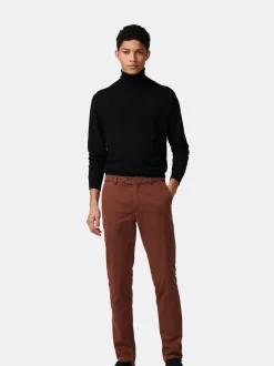 MMX Herren Chino-Hose in braun - Länge: lang