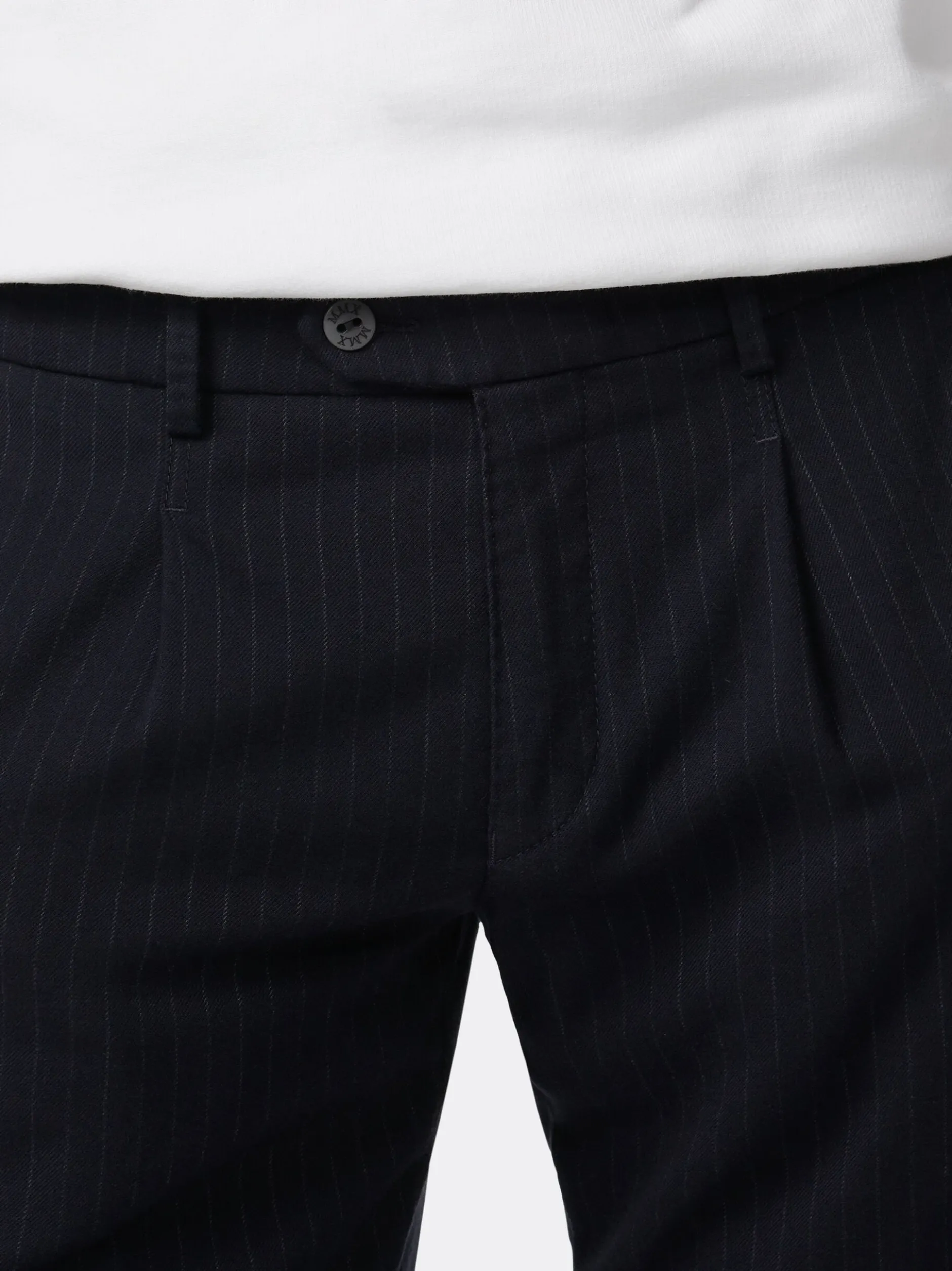 MMX Herren Chino-Hose - Leo-U in blau - Länge: lang