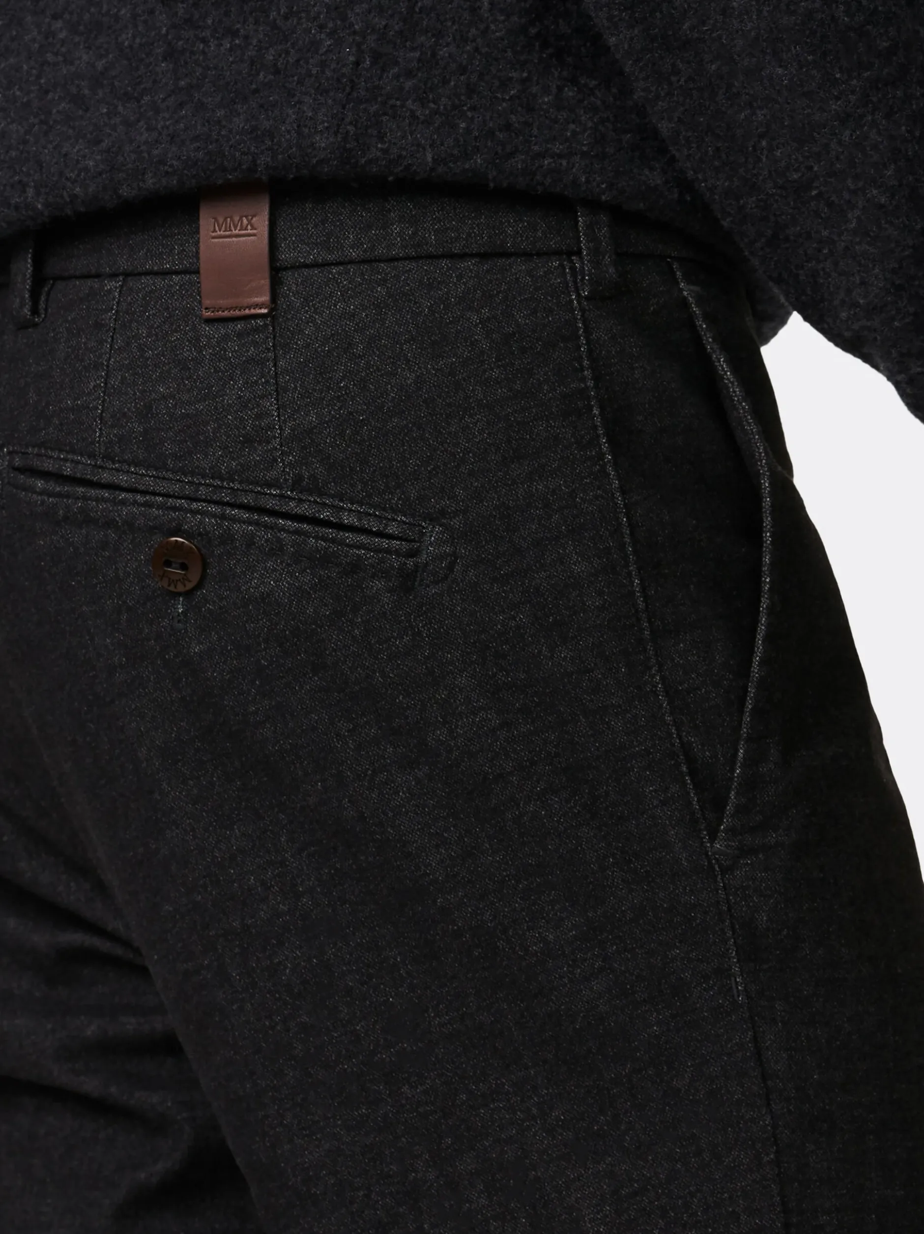MMX Herren Chino-Hose - Lupus in anthrazit - Länge: lang