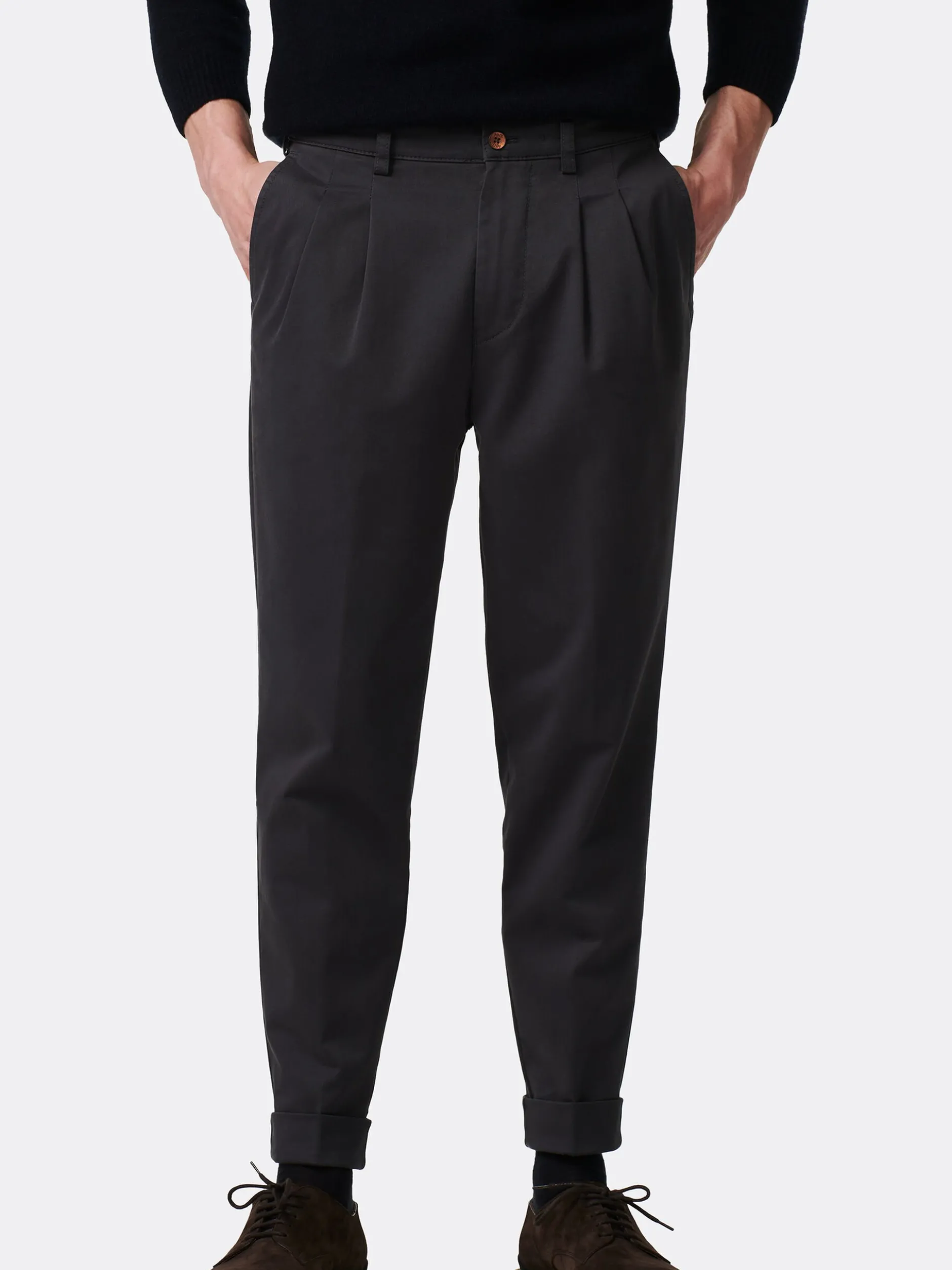 MMX Herren Chino-Hose - Pardus-U in grau - Länge: lang