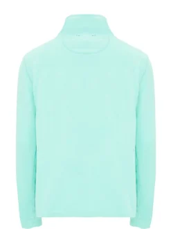 Mo Herren Fleecepullover in türkis