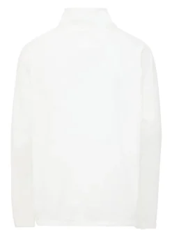 Mo Herren Fleecepullover in weiß