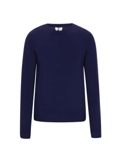 Mo Herren Pullover in blau - Ausschnitt: Rundhals