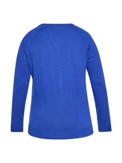 Mo Herren Pullover in blau - Ausschnitt: Rundhals