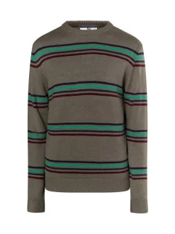 Mo Herren Pullover in grau - Ausschnitt: Rundhals