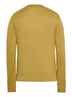 Mo Herren Pullover in khaki - Ausschnitt: ohne Kragen
