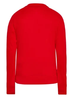 Mo Herren Pullover in rot - Ausschnitt: ohne Kragen
