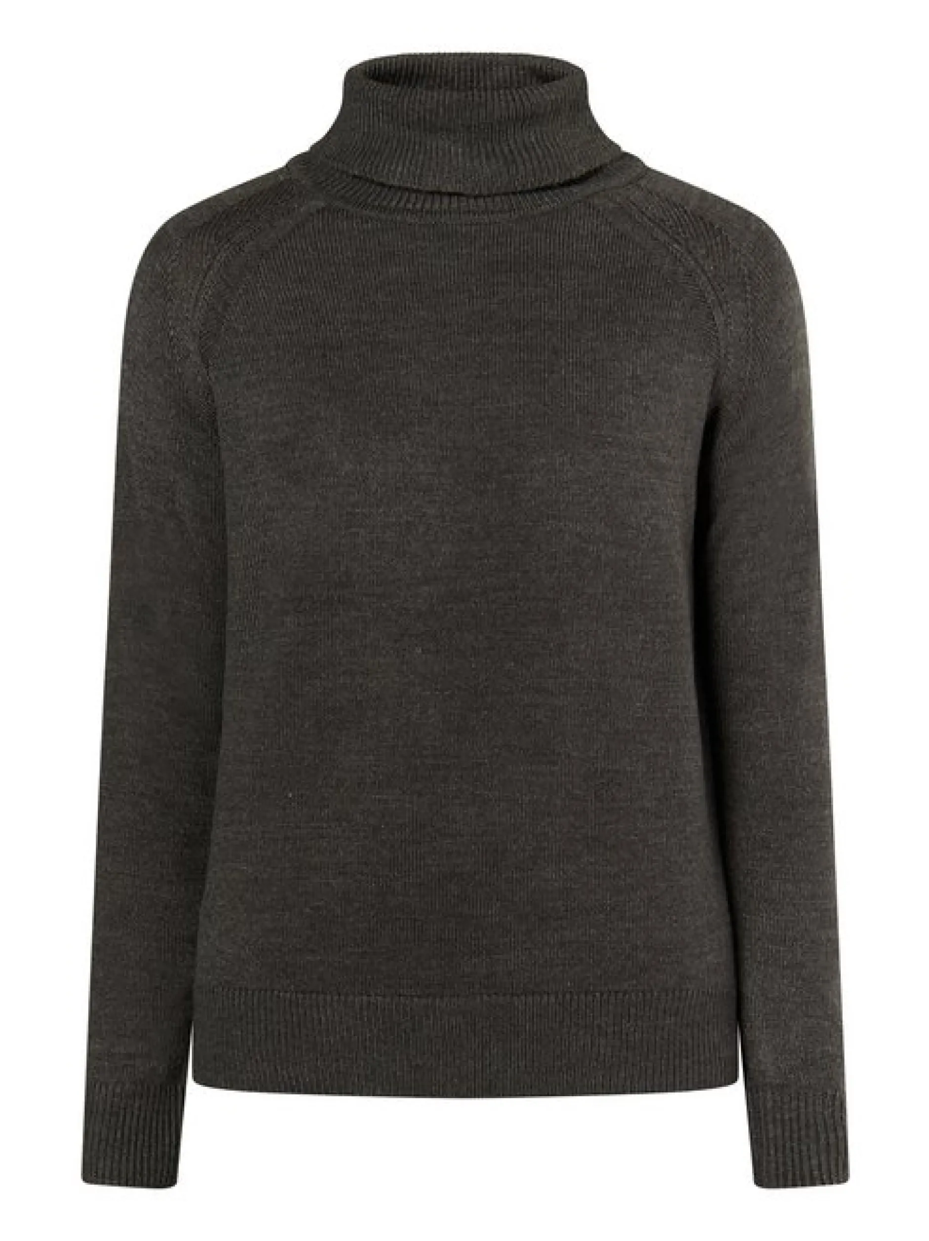 Mo Herren Rollkragenpullover in anthrazit