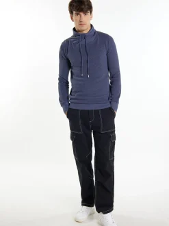 Mo Herren Strickpullover in marine