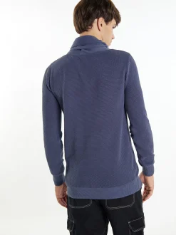 Mo Herren Strickpullover in marine