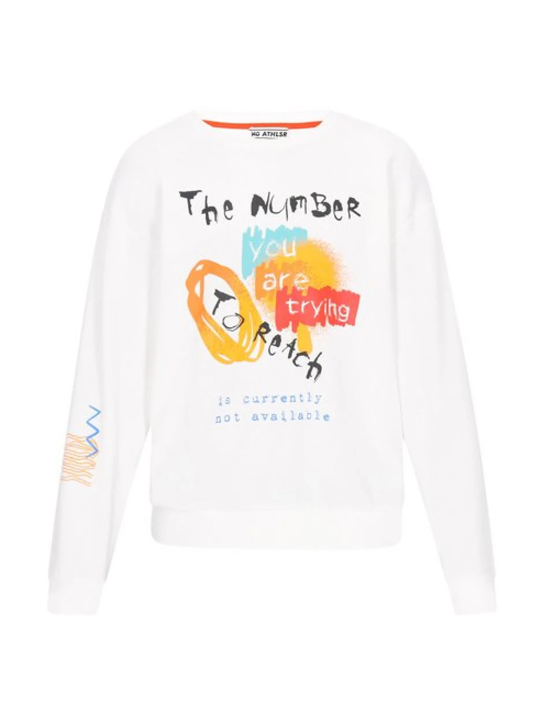 Mo Herren Sweatshirt in weiß - Ausschnitt: Rundhals
