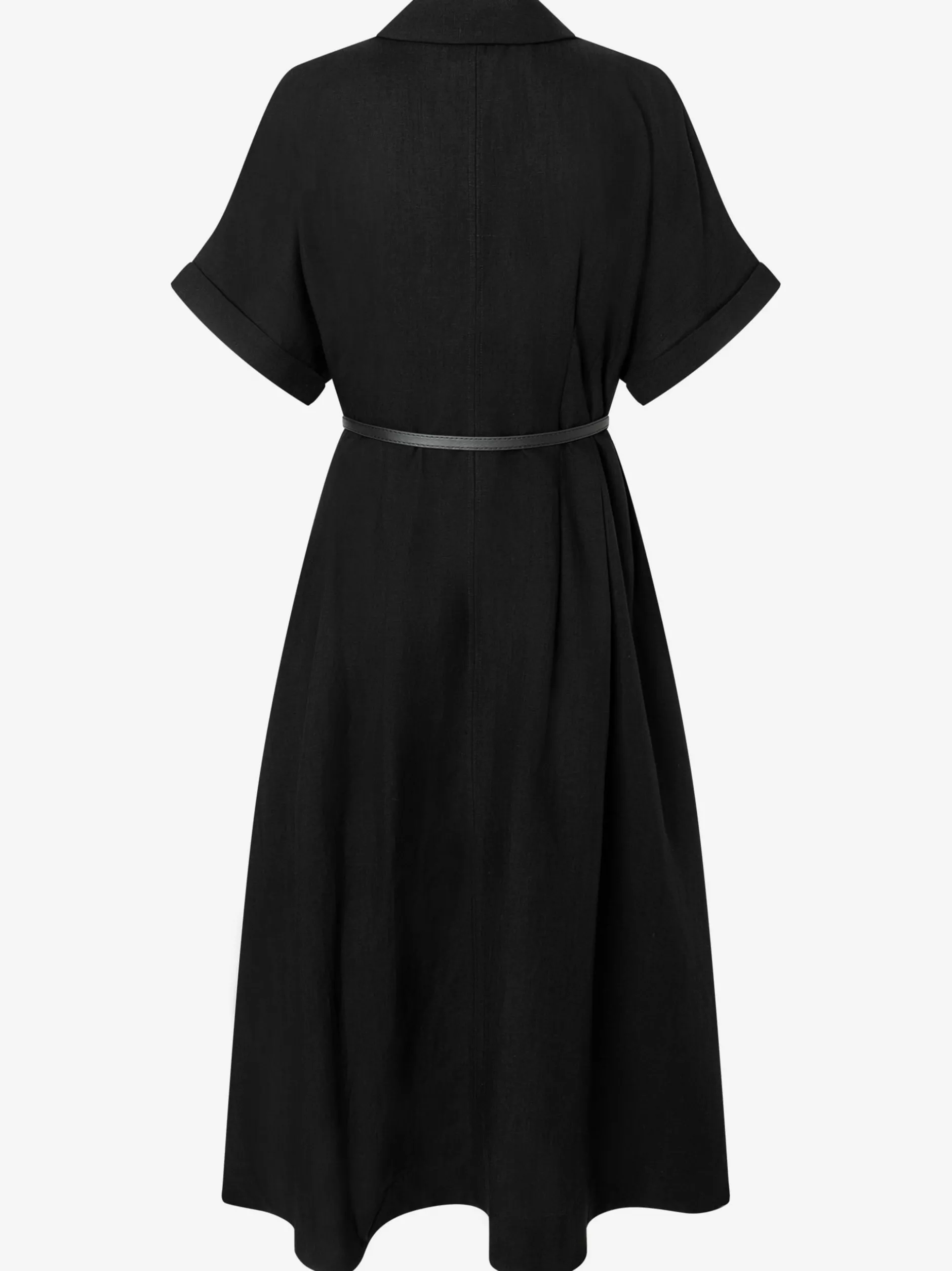 More & More Damen Blusenkleid in schwarz - Länge: lang