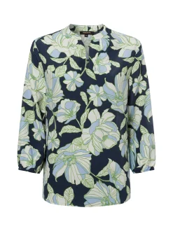 More & More Damen Blusenshirt in petrol ecru